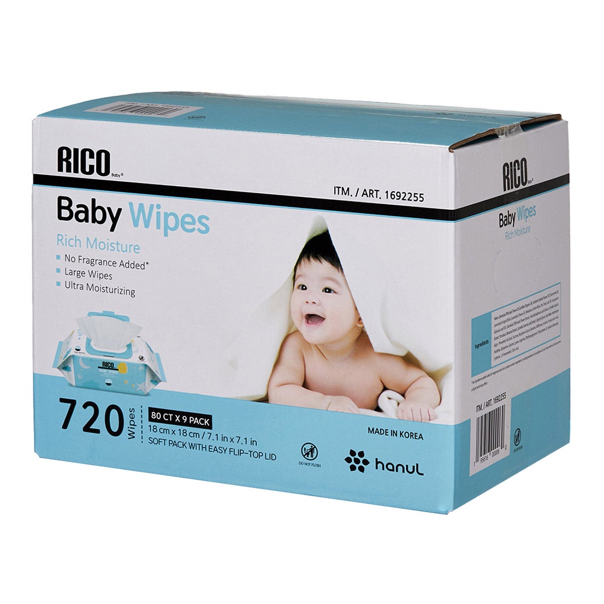RICO Baby Wipes 720-count multi-pack