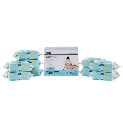 RICO baby wipes soft pack with flip-top lid