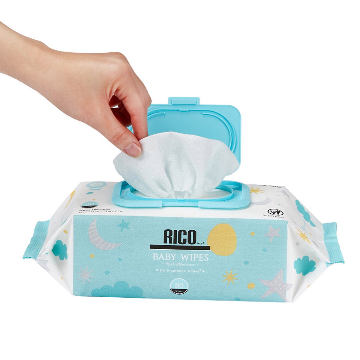 RICO baby wipes for everyday cleanup