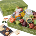 Gift box with Red Anjou pears and apples
