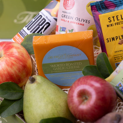 Fuji apples included in savory charcuterie box