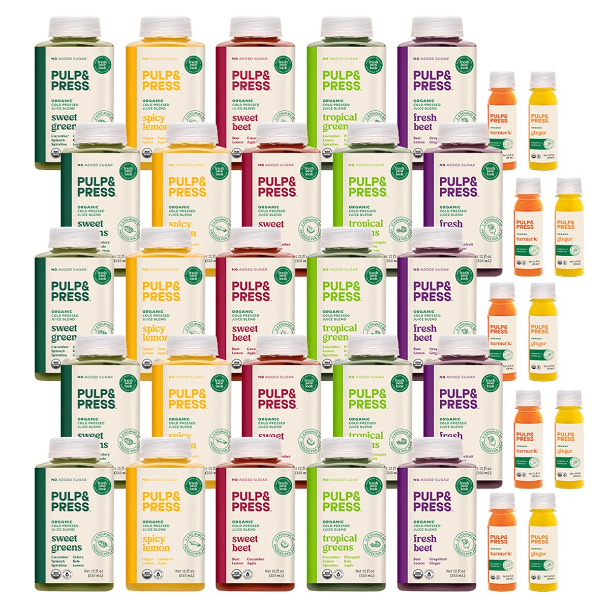 Pulp and Press 5-day organic cold pressed juice cleanse
