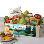 The Fruit Company salmon snack crate gift basket