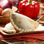 Nuchas empanadas box showing 6 units per pack