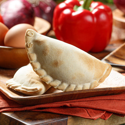 Nuchas empanadas box showing 6 units per pack