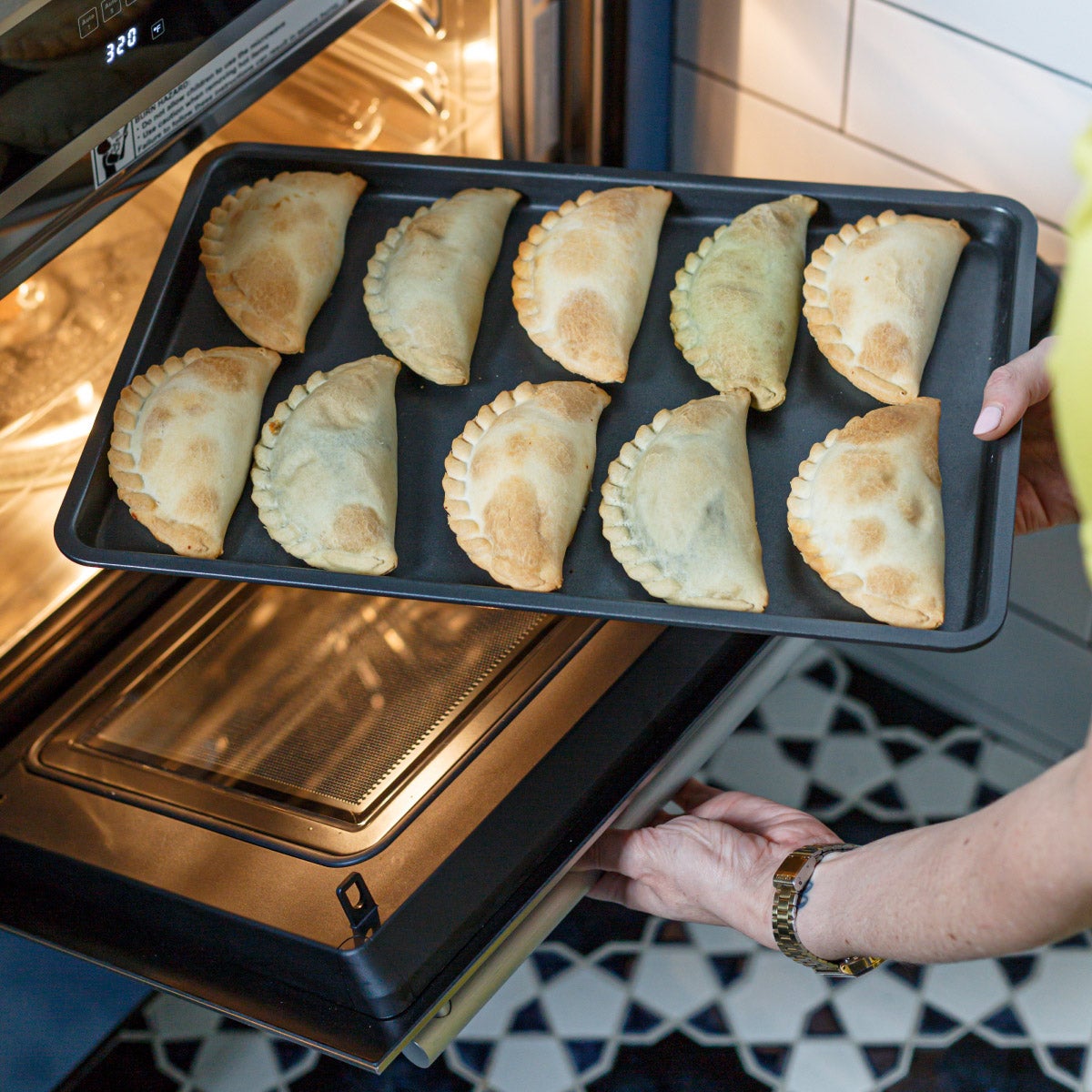 Variety combo of baked empanadas shipped frozen