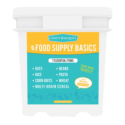 Chef's Banquet emergency food supply basics box