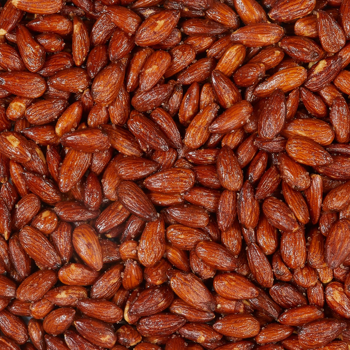 Roasted almonds with sea salt pantry snack