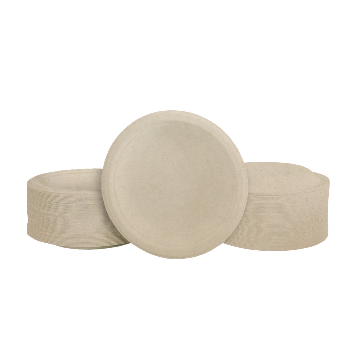 Unbleached microwavable Eco Raj disposable plate