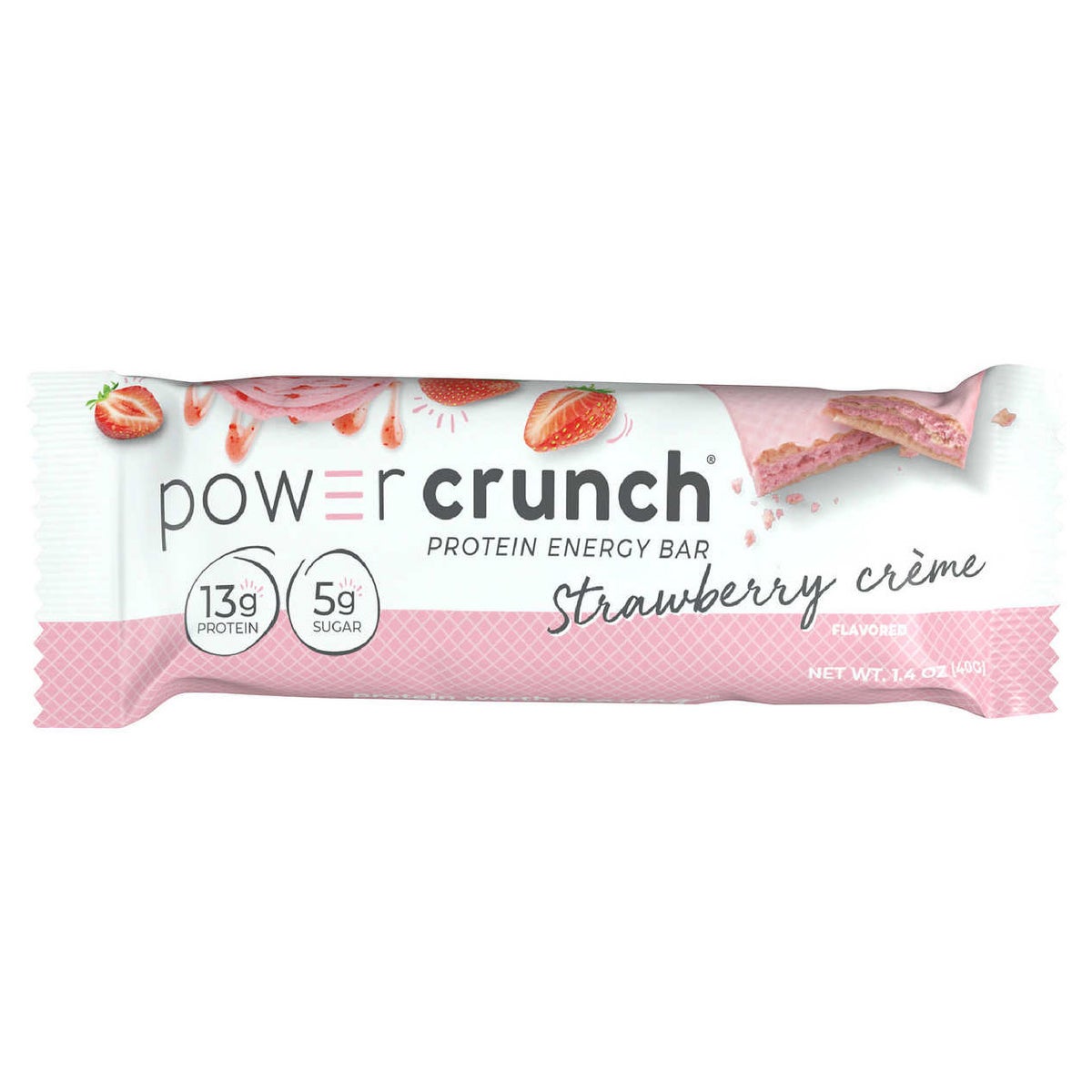 Power Crunch wafer-style protein bar nutrition pack