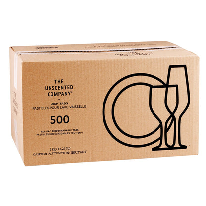 The Unscented Company dishwasher tabs 500-count pack