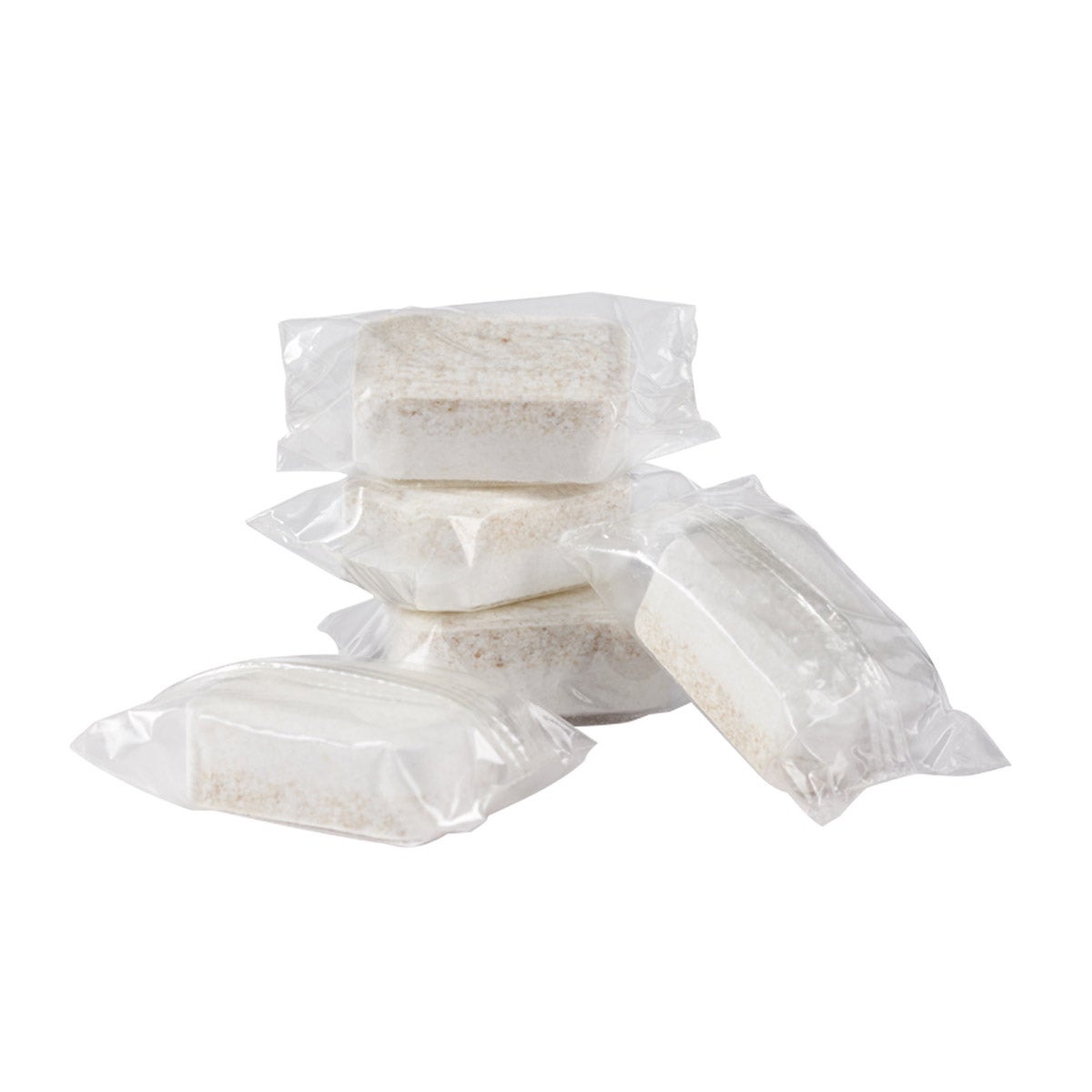 Phosphate-free and chlorine-free dishwasher tabs