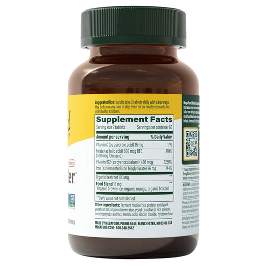 MegaFood Blood Builder iron supplement mini tablets