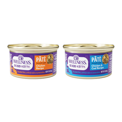 Wellness Good Kitty chicken recipe wet cat food 3 oz cans