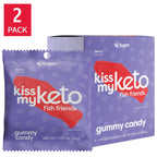 Kiss My Keto gummy candy fish friends 2-pack