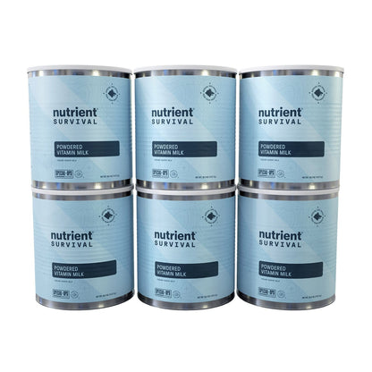 Nutrient Survival powdered milk 6-pack with 360 servings