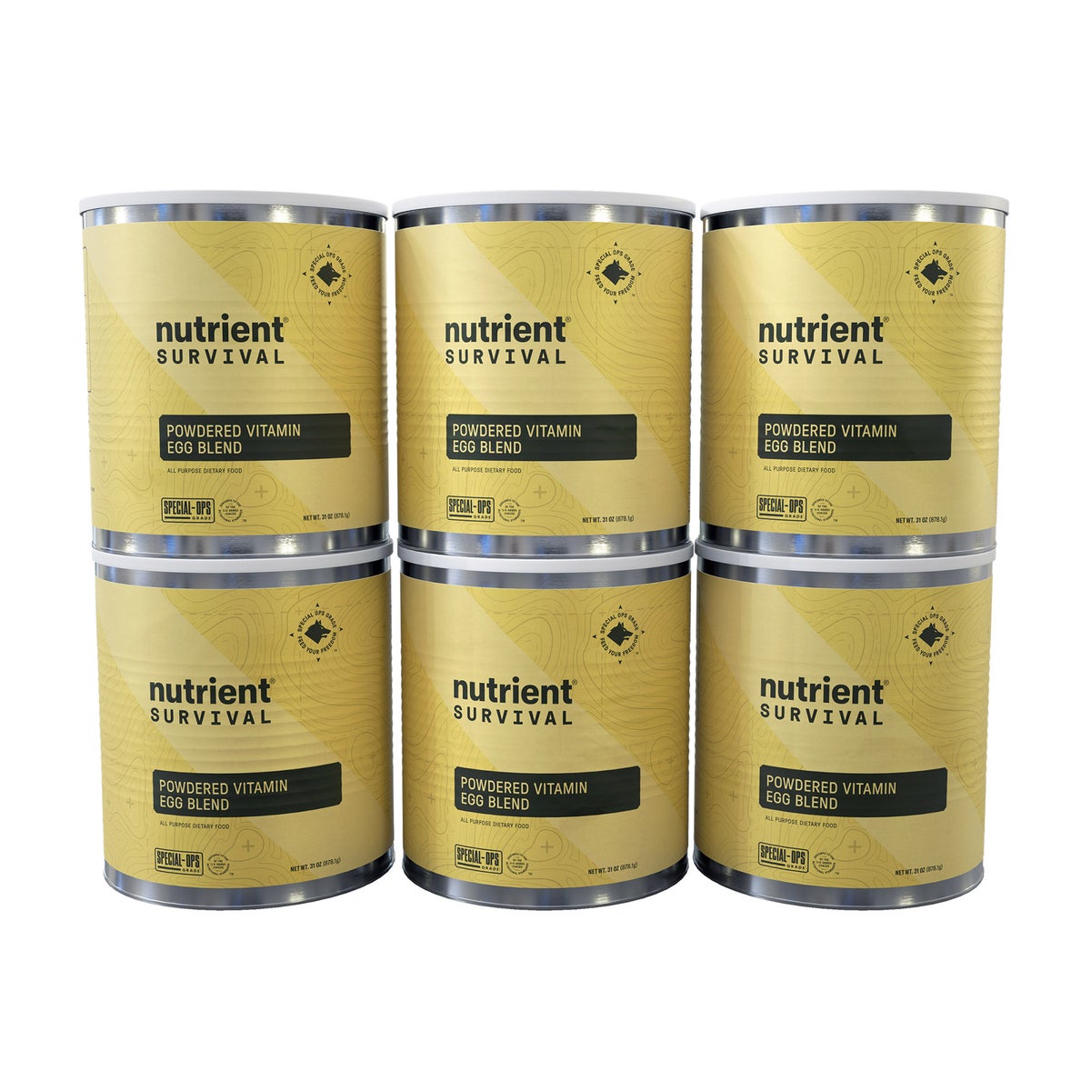 Nutrient Survival powdered vitamin eggs 6-pack emergency food