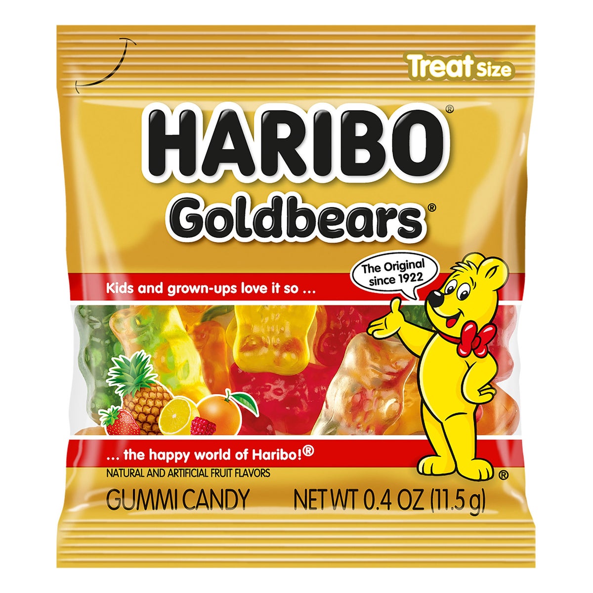 Haribo Goldbears mini bags 125-count candy pack