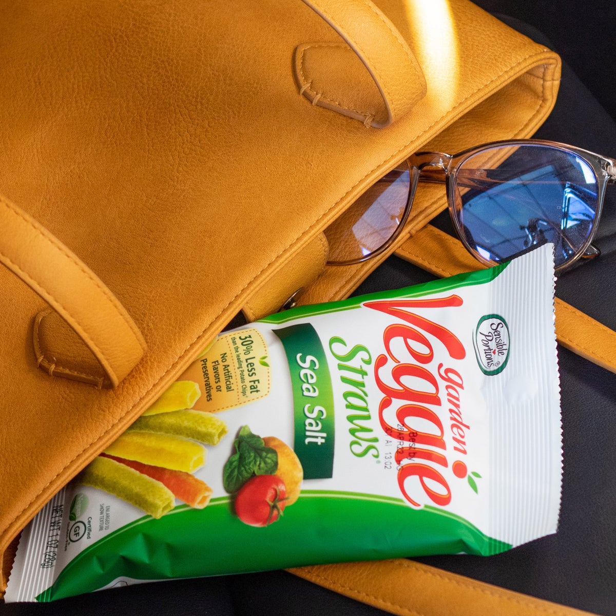 Bulk snack box of Garden Veggie Straws by Sensible Portions