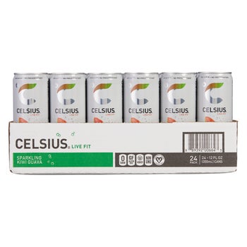 Celsius Kiwi Guava sparkling energy drink 24 count cans