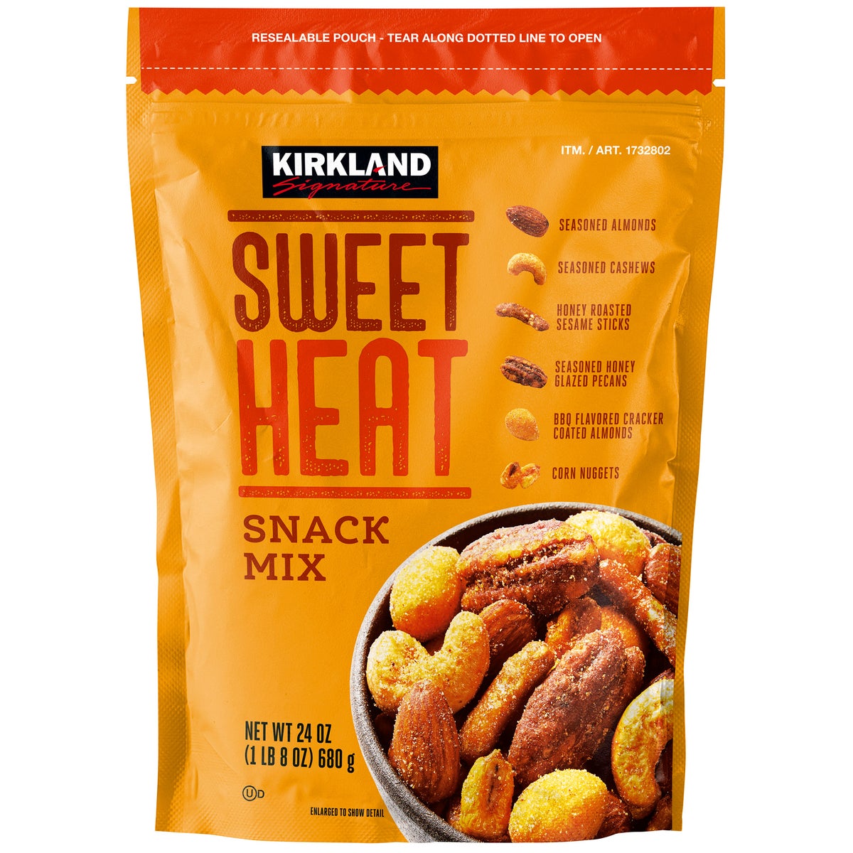 Kirkland Signature Sweet Heat Snack Mix 24 oz bag