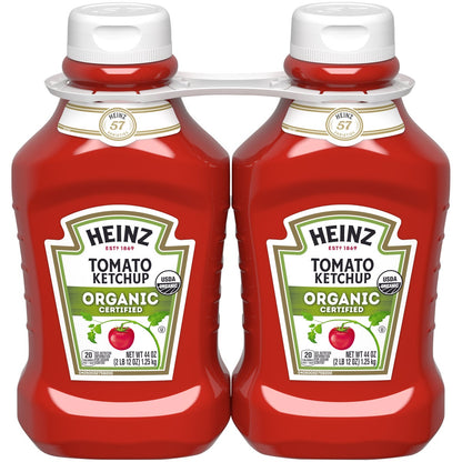 Heinz Organic Tomato Ketchup 44 oz 2-count