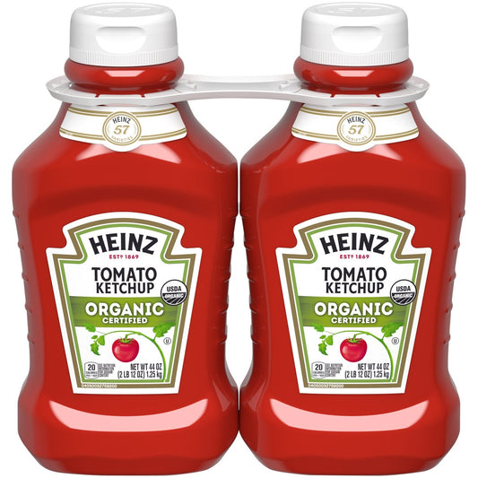Heinz Organic Tomato Ketchup 44 oz 2-count