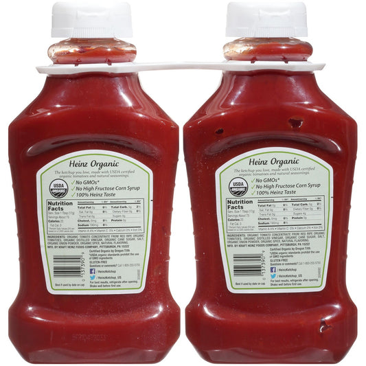 Heinz organic ketchup value pack for pantry use