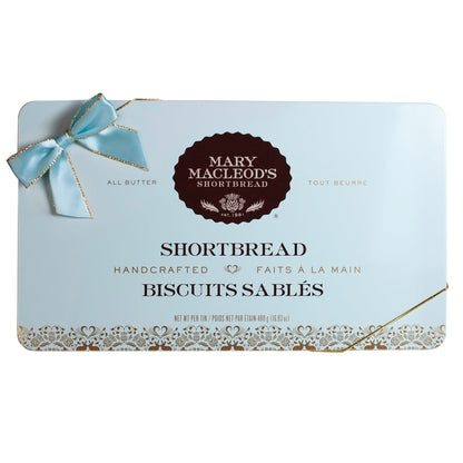 Three-pack gourmet shortbread cookie tins