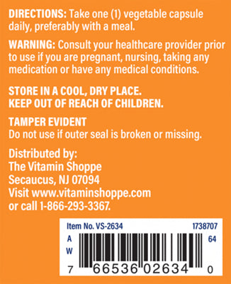 The Vitamin Shoppe ALA antioxidant support supplement