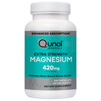Qunol Extra Strength Magnesium 420 mg capsules bottle