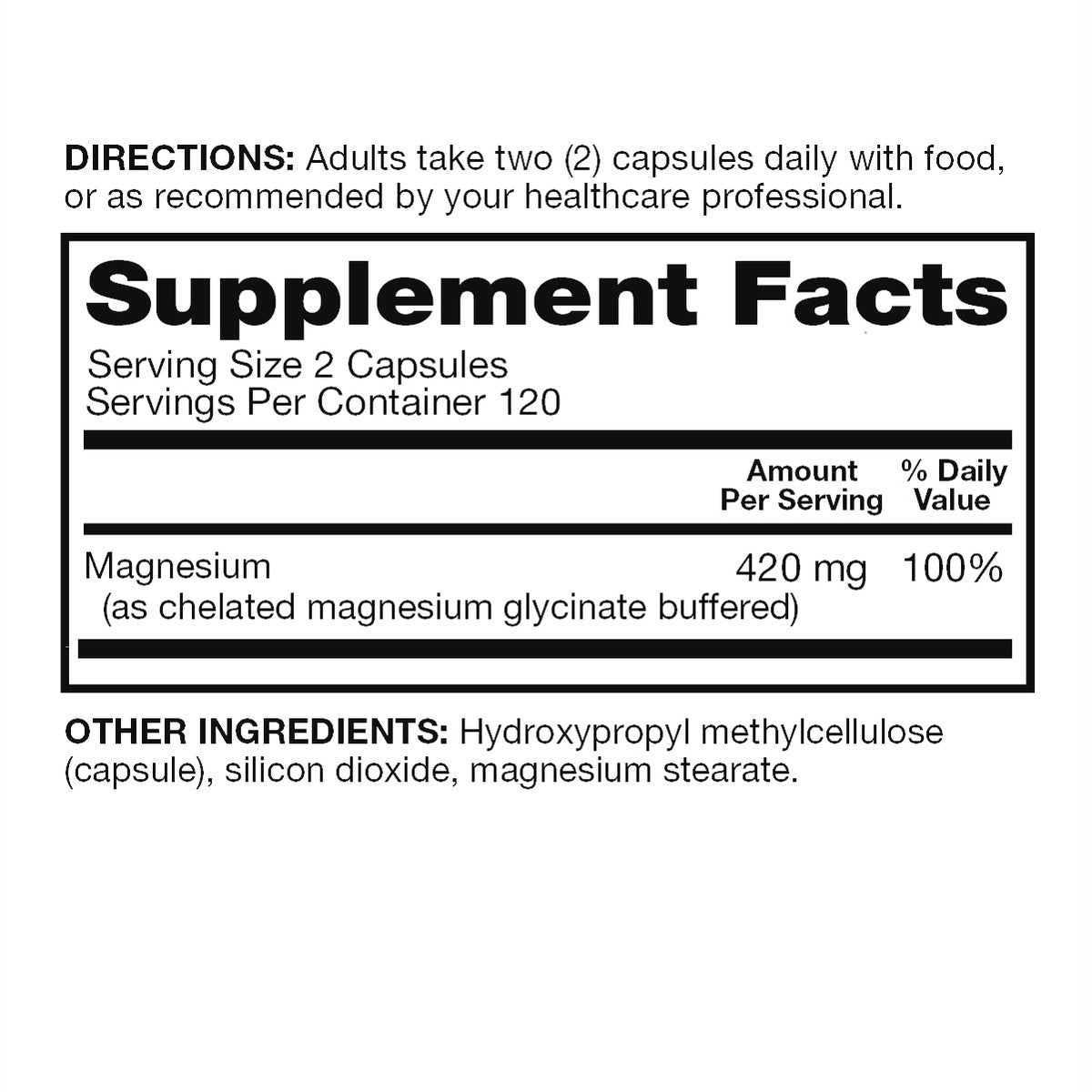 Qunol extra strength magnesium dietary supplement
