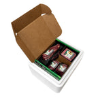 Assorted steak cuts and ground packs