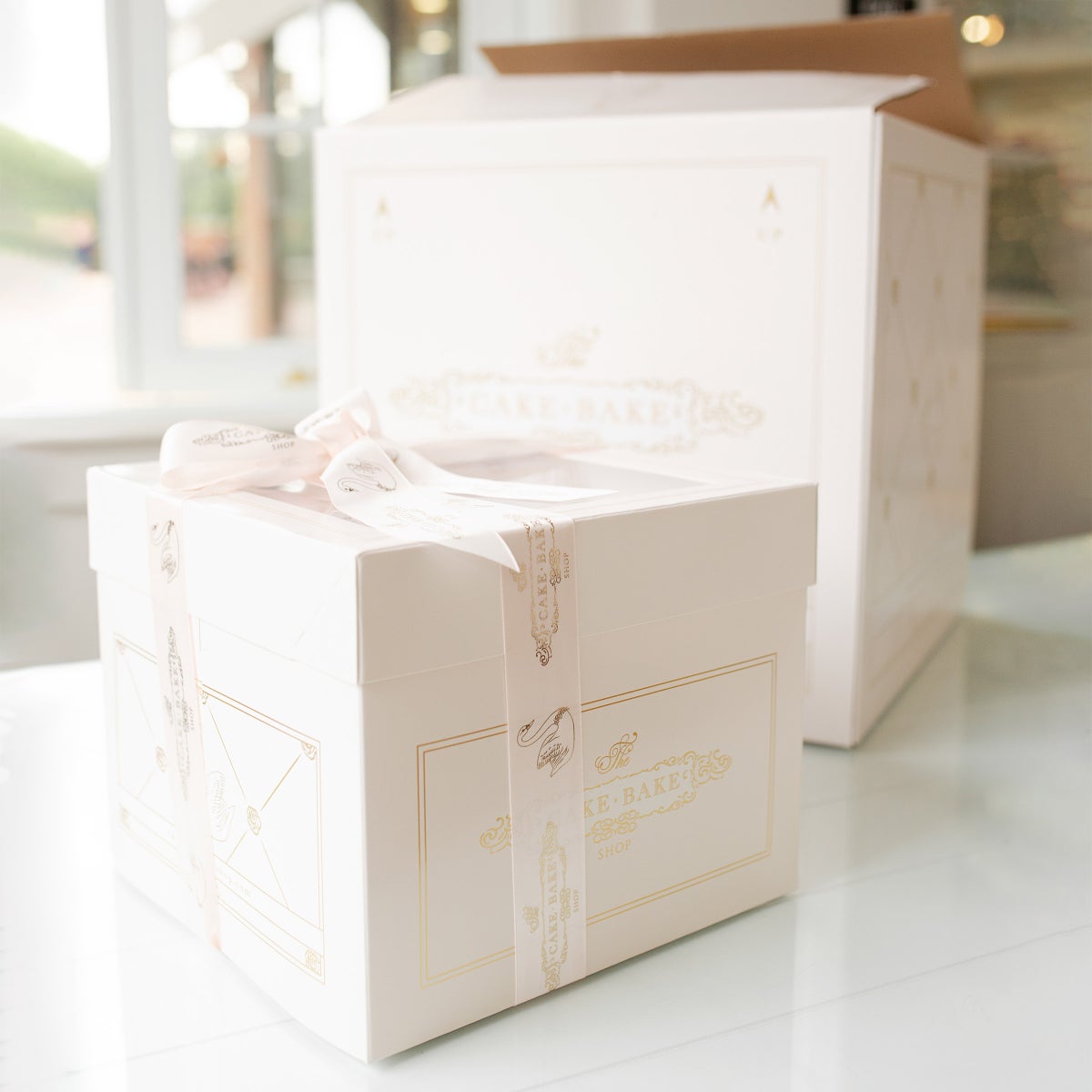 Elegant 8 inch celebration cake from The Cake Bake Shop