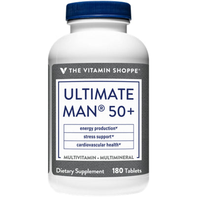 The Vitamin Shoppe Ultimate Man 50+ multivitamin, 180 tablets