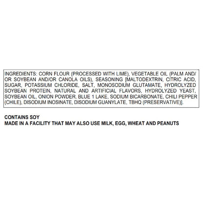 Takis rolled tortilla chips Blue Heat bulk pack