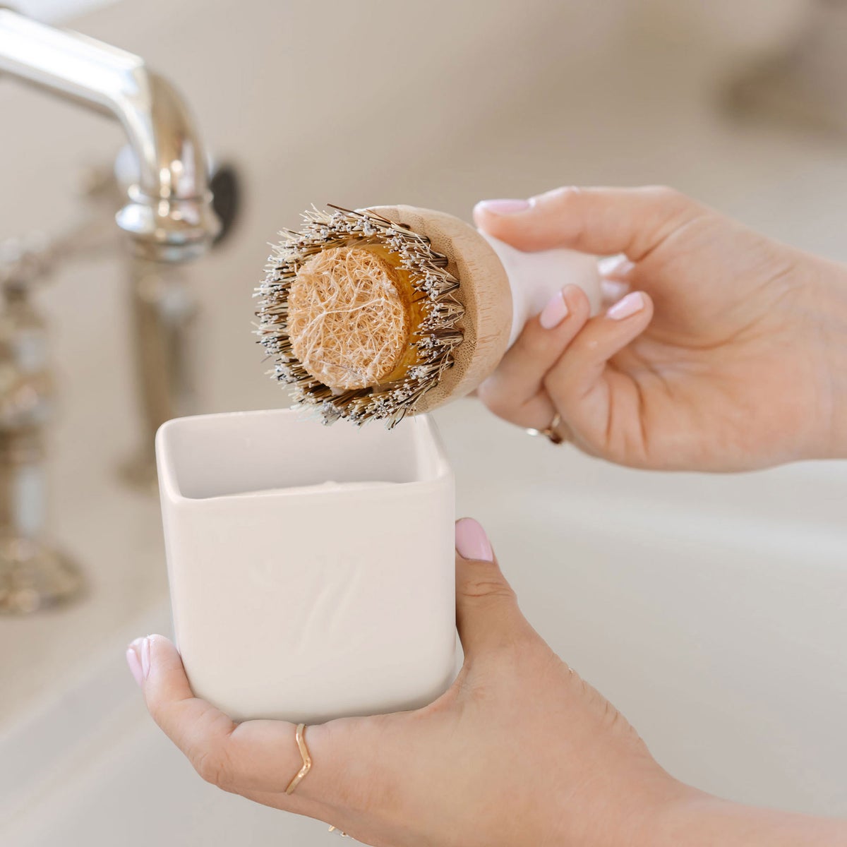 Nellie's Forever Brush included in dish cleaning set