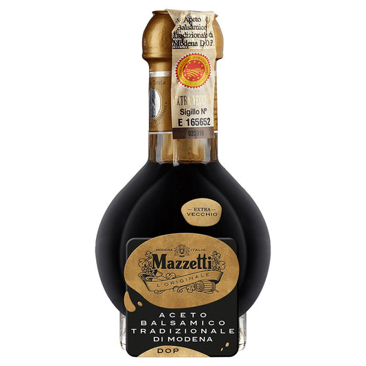 Mazzetti aged balsamic vinegar from Italy bottle front