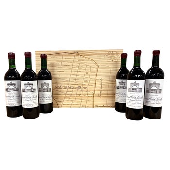 Chateau Leoville Las Cases Collection Miroir vertical wine set 6 pack