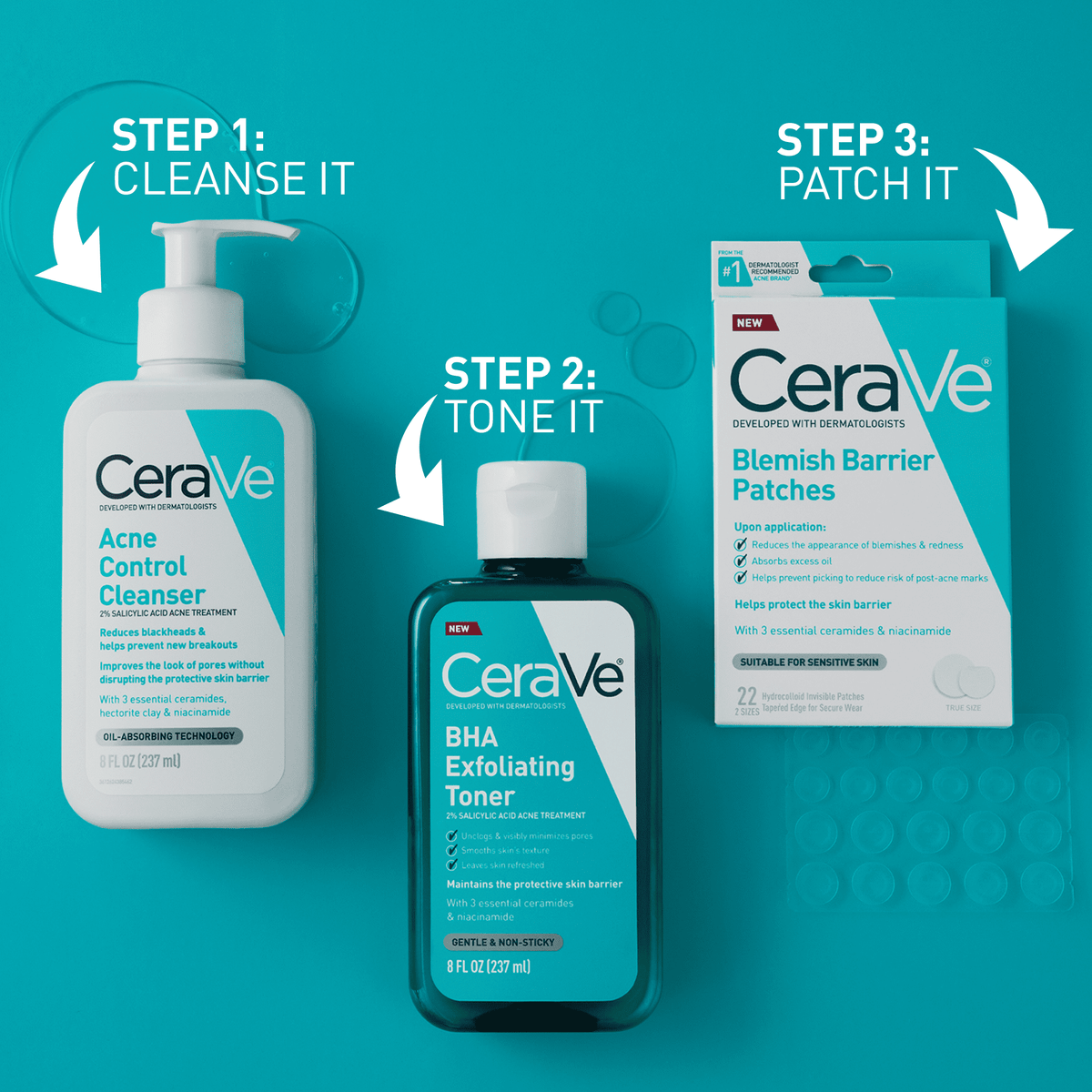 CeraVe weightless non-greasy exfoliating toner