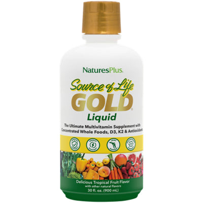 Natures Plus Source of Life Gold tropical fruit liquid multivitamin