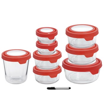 Anchor Hocking TrueSeal glass food storage set