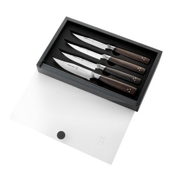 Schmidt Brothers Delta Series acacia wood steak knife set