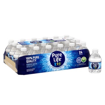 Pure Life purified water 8 fl oz 24-count bottles