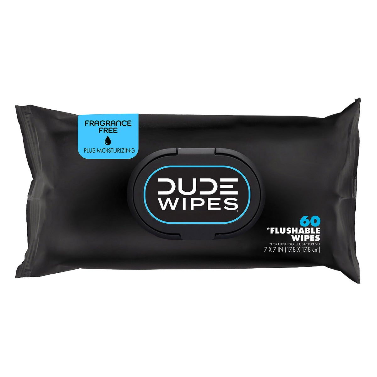 DUDE moisturizing personal care wipes fragrance-free pack
