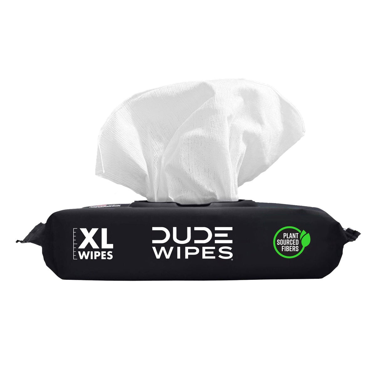 DUDE plant-based flushable wipes for everyday use