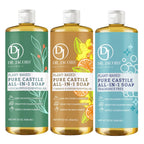 Dr. Jacobs Naturals pure castile soap variety pack 3-count