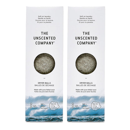 The Unscented Company wool dryer balls 6-count