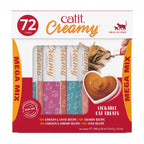 Catit Creamy Lickable Cat Treats Mega Mix 72-count variety pack