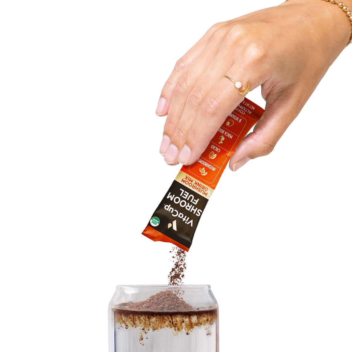 VitaCup Shroom Fuel cacao mushroom blend packets